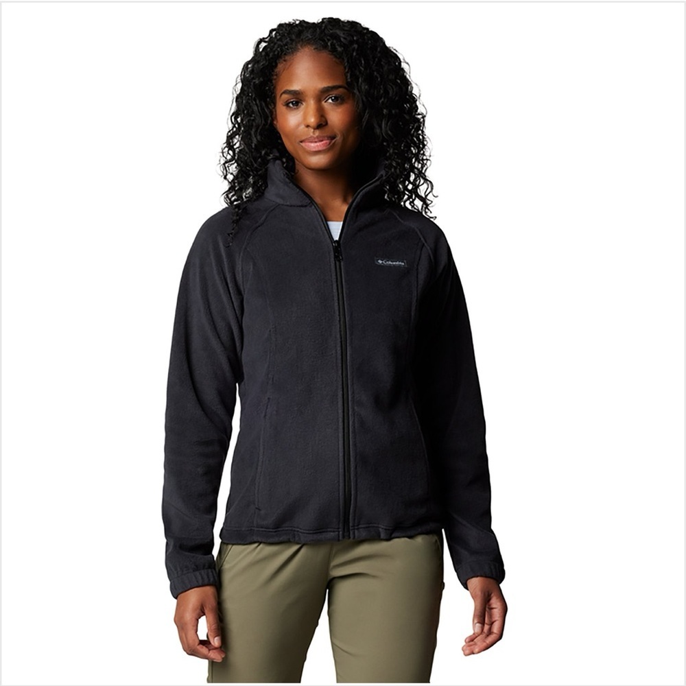 Columbia Black Sweater Fleece Jacket